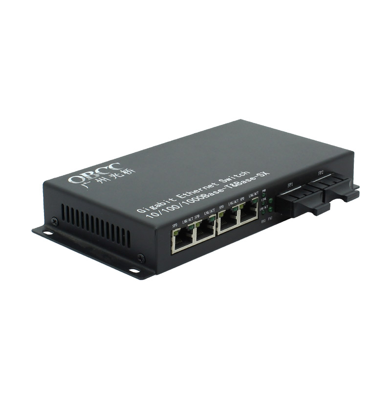 千兆2光4電光纖收發(fā)器 千兆2光4電光纖收發(fā)器