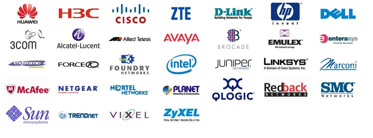 兼容各大品牌交換機