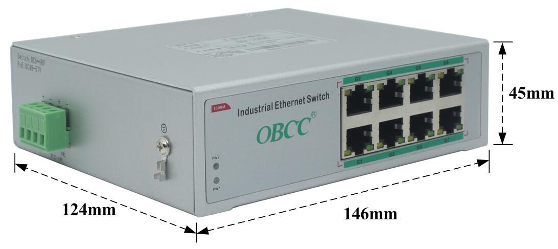 工業(yè)交換機(jī)|產(chǎn)品尺寸